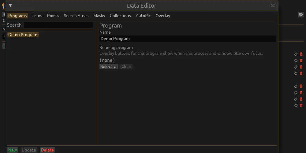 Data editor