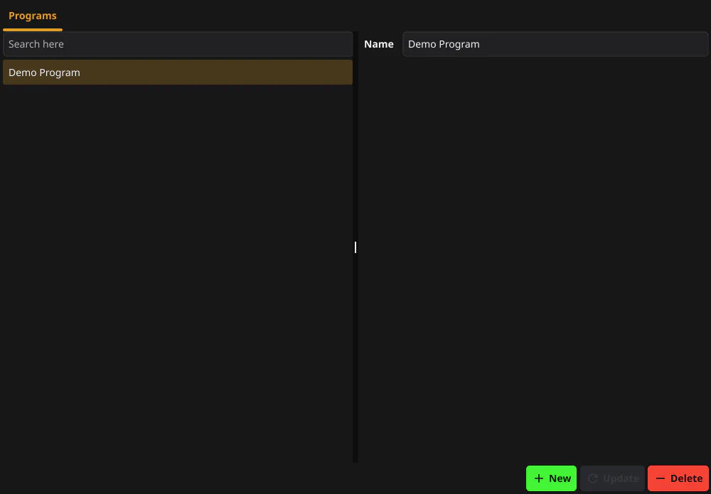 Data editor